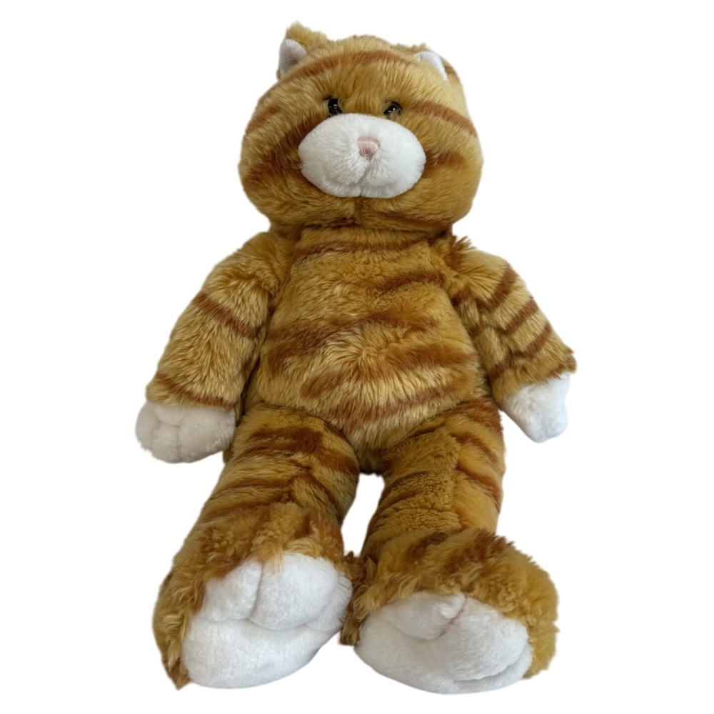 Build a‎ Bear Workshop Orange Tabby Cat Plush Stuffed Animal